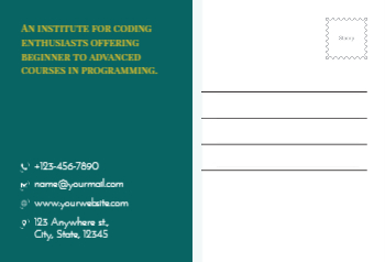 Education And Training Postcard Printing template preview 12
