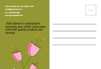 Postcard Printing template preview 12