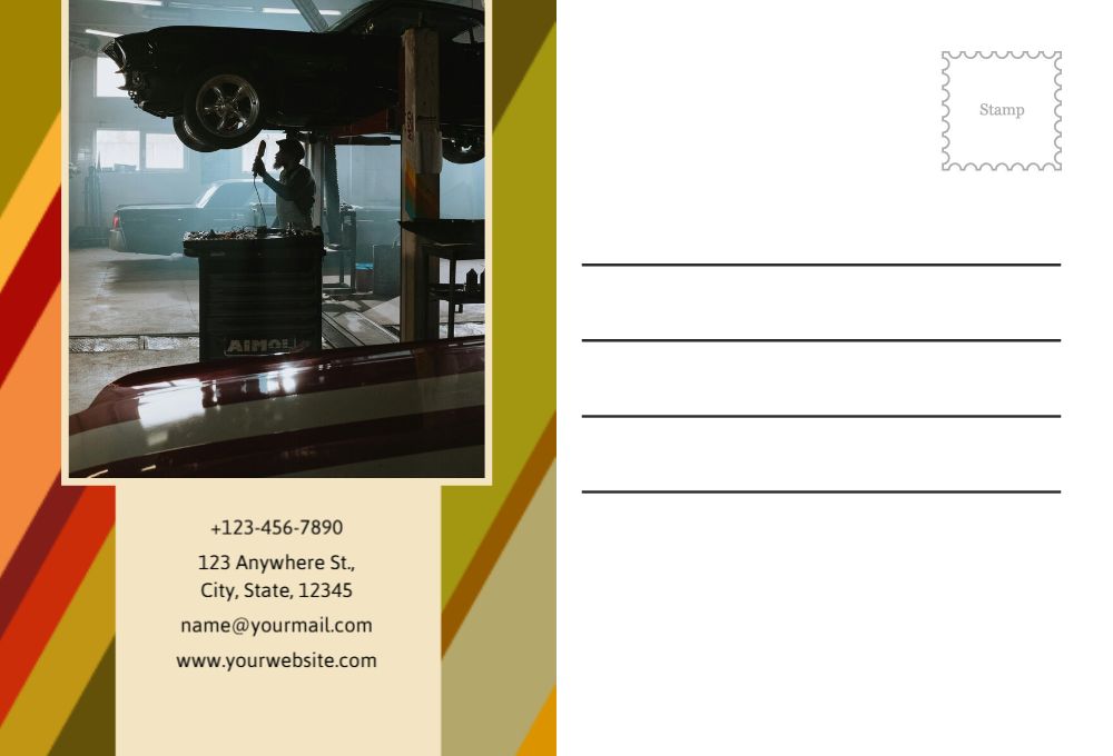 Electronics Postcard Printing template preview 53