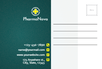 Health Care And Pharma Postcard Printing template preview 20