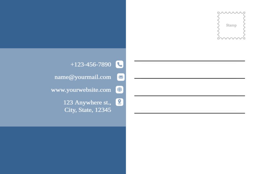 Postcard Printing template preview 37