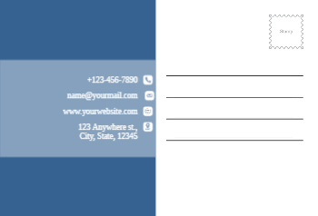 Postcard Printing template preview 8