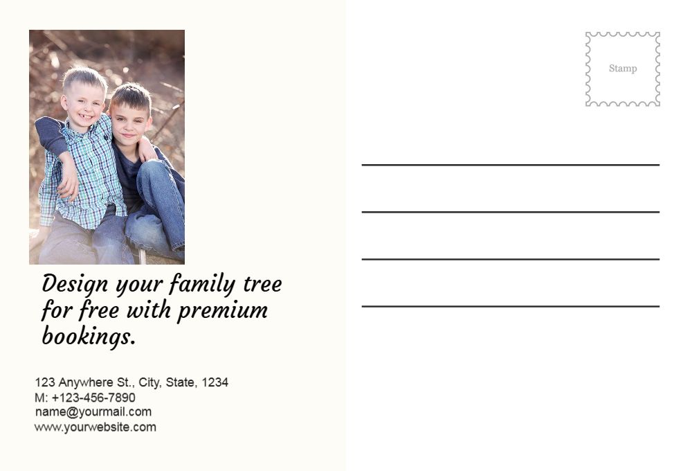 Best Friends Postcard Printing template preview 35