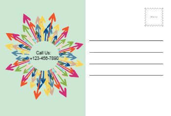 News And Media Postcard Printing template preview 28