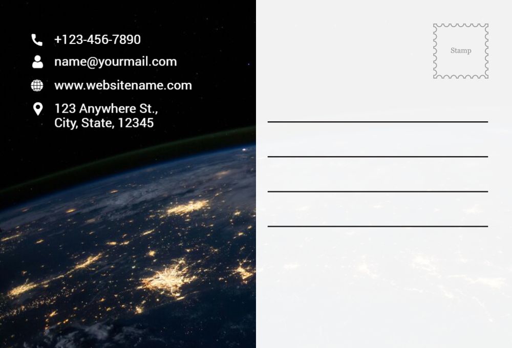 Security Postcard Printing template preview 37