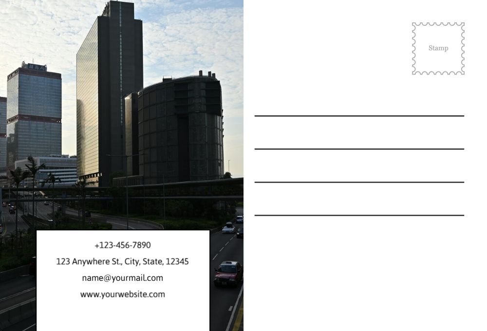 Transportation And Logistics Postcard Printing template preview 53