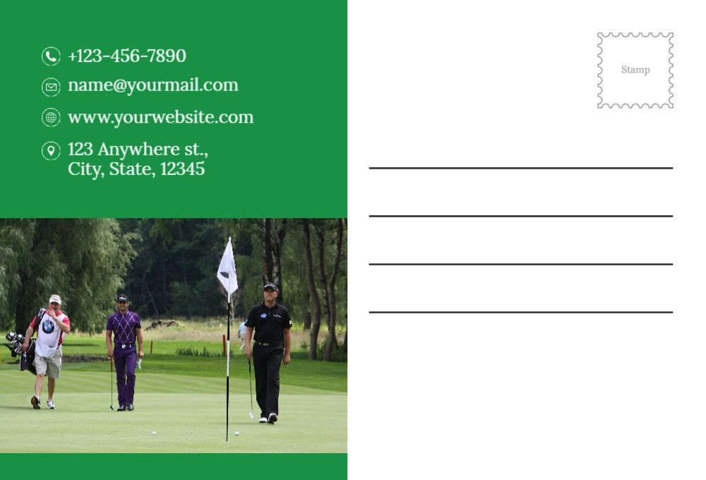 Sport Postcard Printing template preview 35