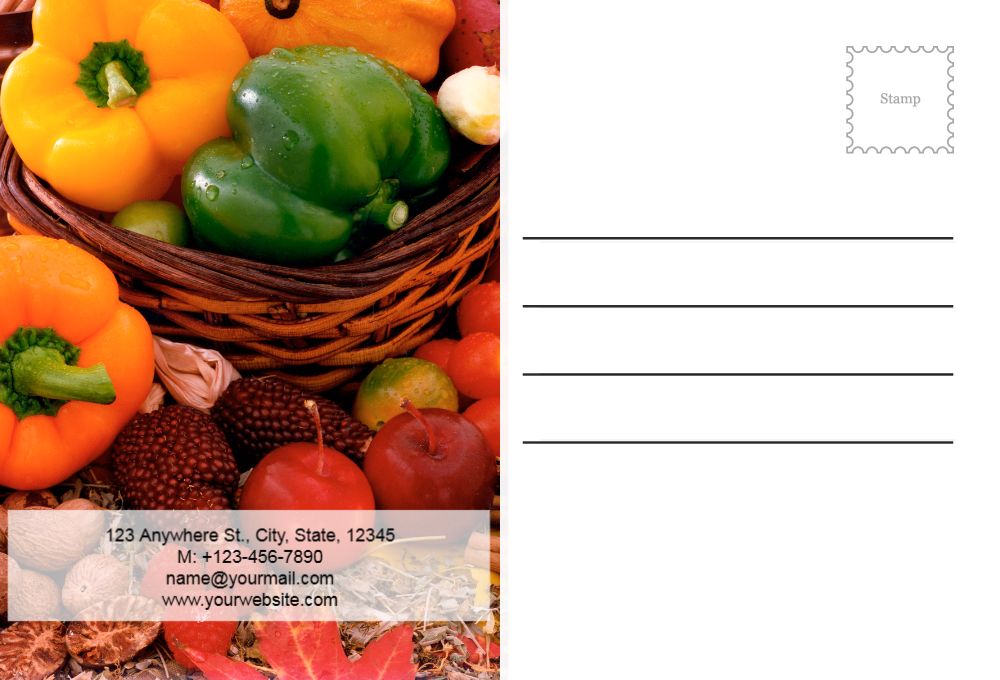 Agriculture Postcard Printing template preview 55