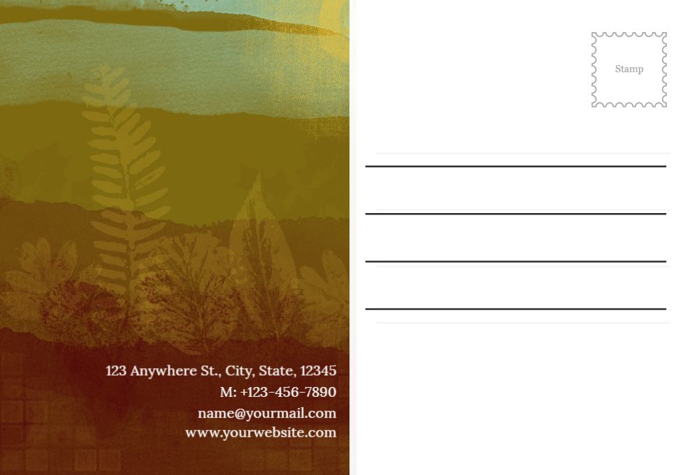 Agriculture Postcard Printing template preview 41