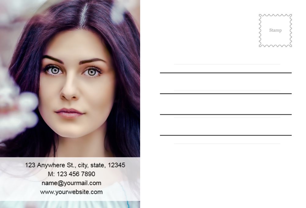 Beauty Rush Postcards Printing template preview 47