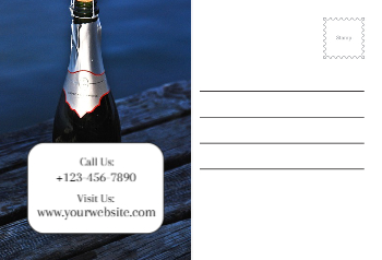 New Year Rush Postcards Printing template preview 14