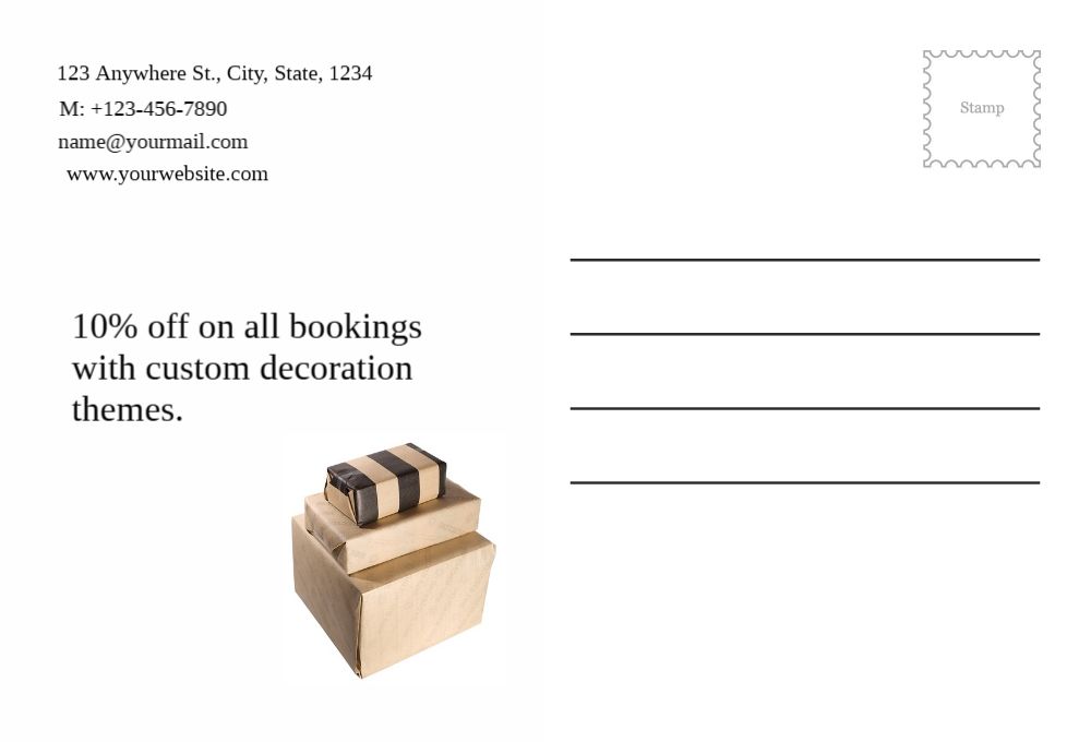 Happy Birthday Postcard Printing template preview 35