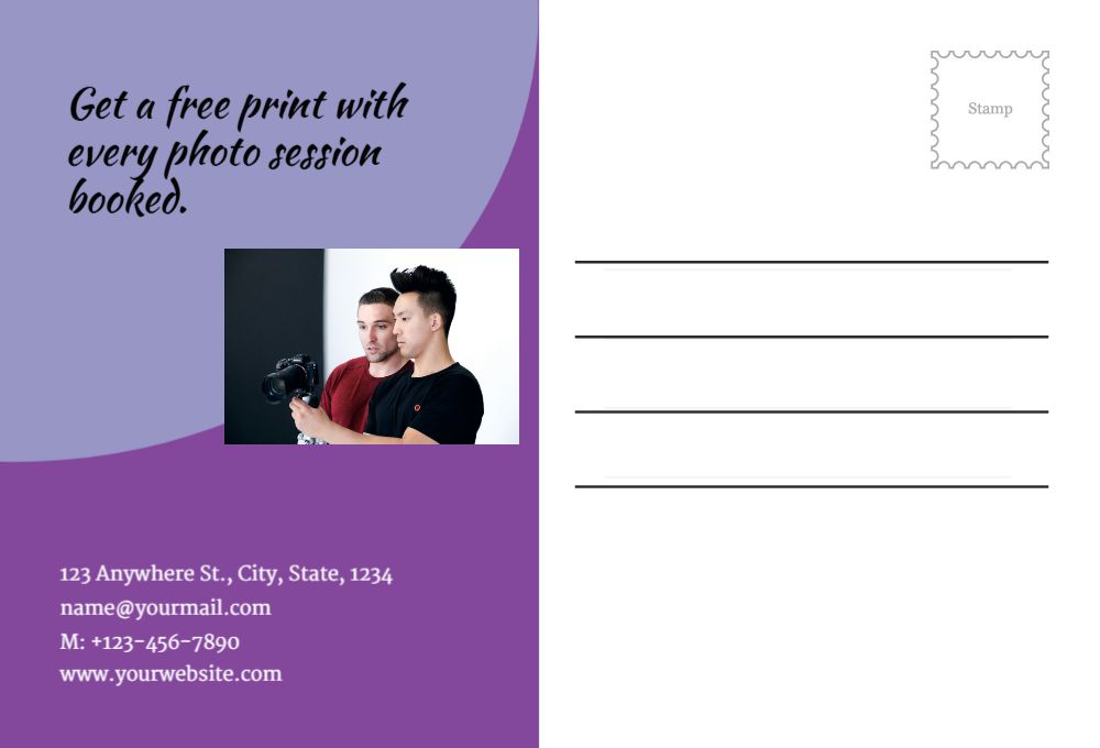 Thank You Postcard Printing template preview 7