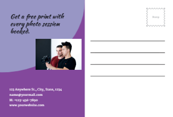 Thank You Postcard Printing template preview 2