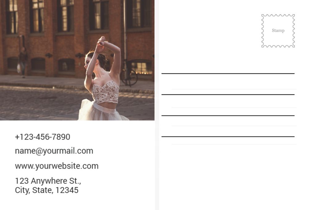 Club Postcard Printing template preview 43