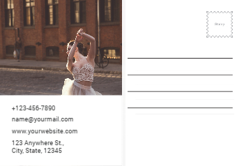 Club Postcard Printing template preview 14