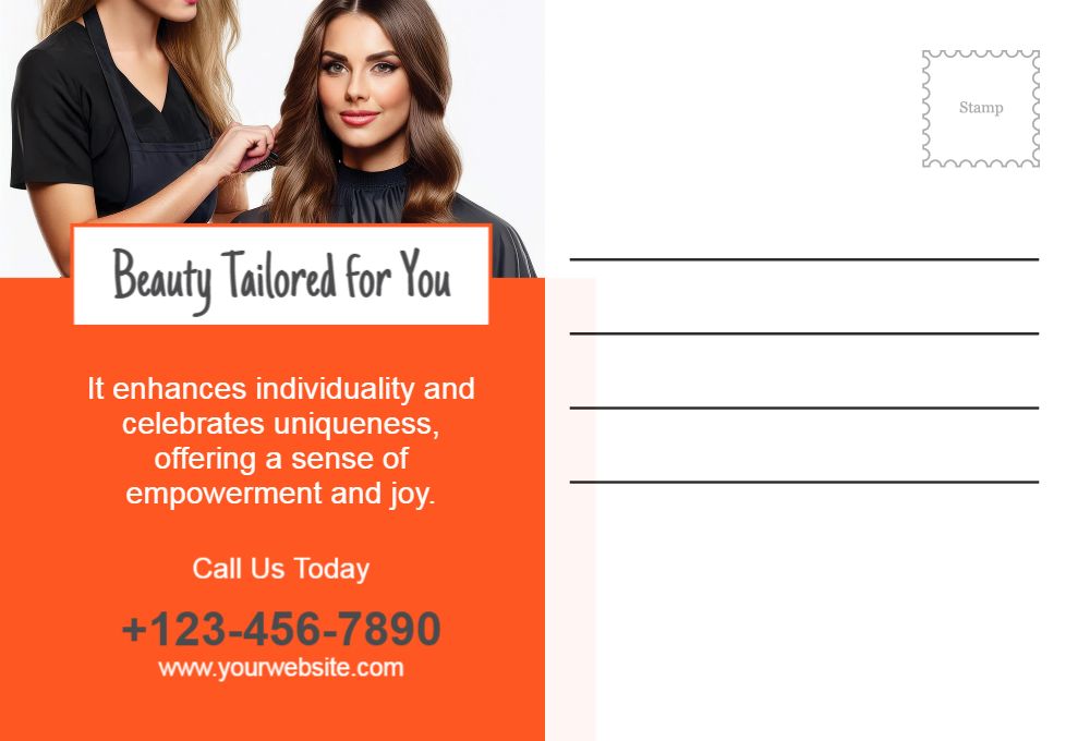 Beauty Rush Postcards Printing template preview 55