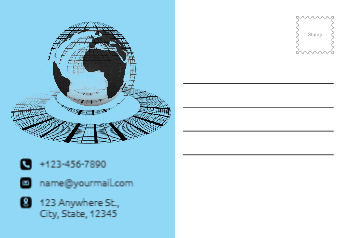 News And Media Postcard Printing template preview 20