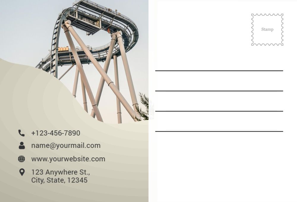 Entertainment Postcard Printing template preview 53