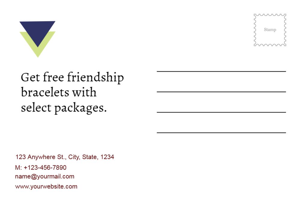 Stay In Touch Postcard Printing template preview 35