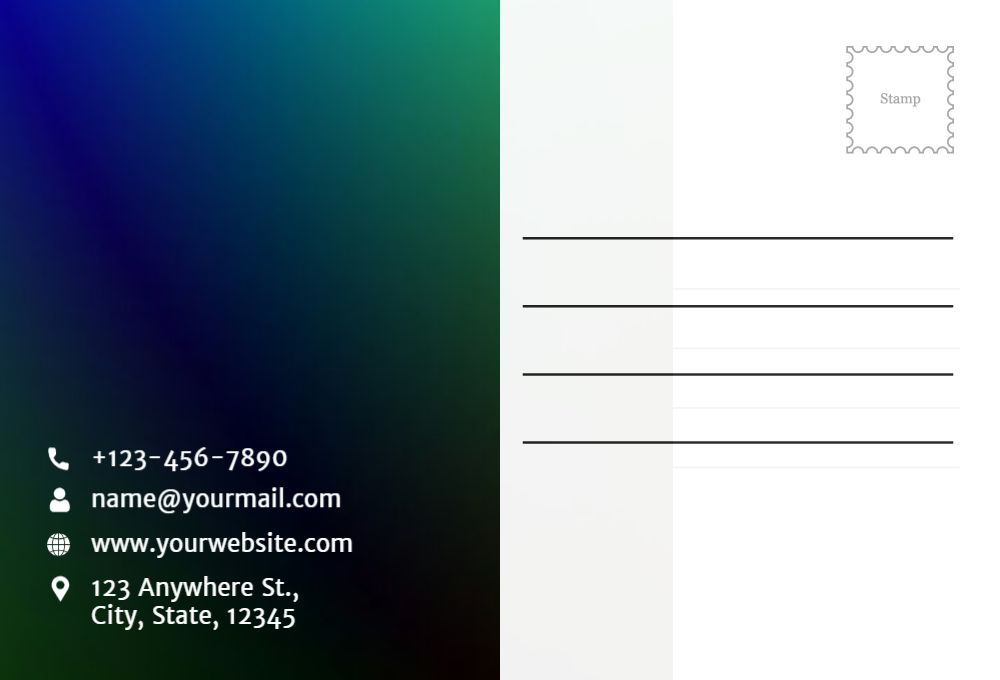 Security Postcard Printing template preview 31