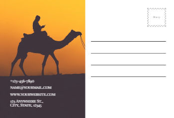 Travels Postcard Printing template preview 4