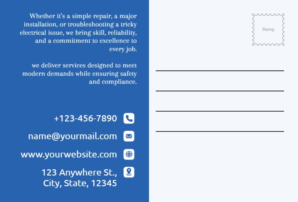 Business Services Postcard Printing template preview 37
