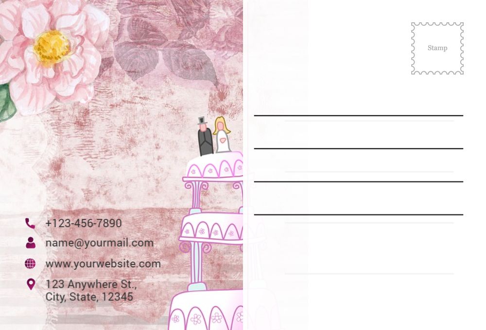 Anniversary Postcard Printing template preview 33