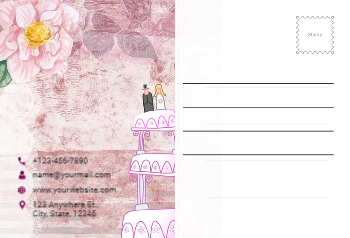 Anniversary Postcard Printing template preview 4