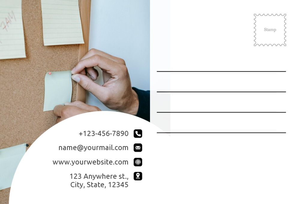 Basic Postcard Printing template preview 53