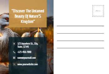 Animal Pets Rush Postcards Printing template preview 10