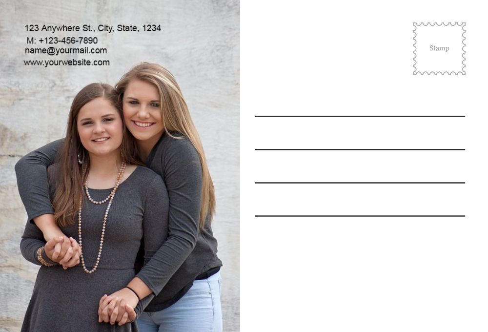 Best Friends Postcard Printing template preview 41