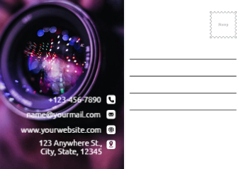 Arts And Photography Postcard Printing template preview 16