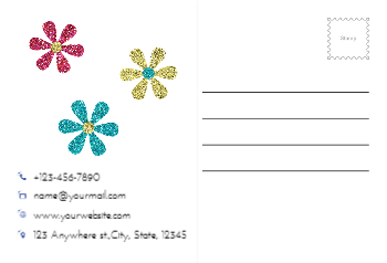 New Year Rush Postcards Printing template preview 10