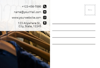 Retail Shop Stores Postcard Printing template preview 10