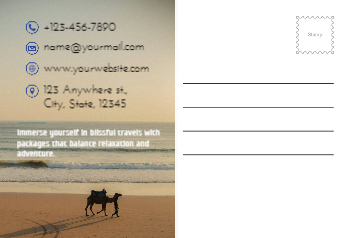 Travels Postcard Printing template preview 20