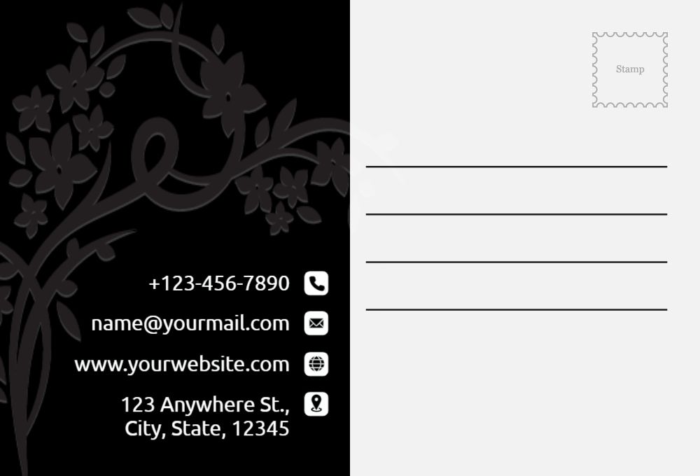 Clean Simple Postcard Printing template preview 21