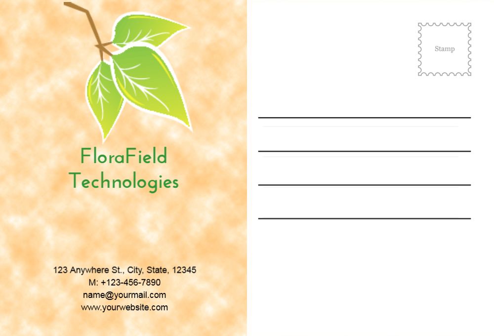 Agriculture Postcard Printing template preview 53