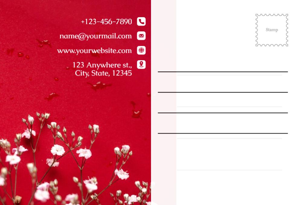 Anniversary Postcard Printing template preview 35