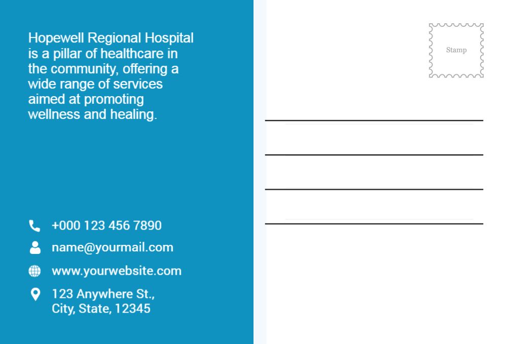 Health Care And Pharma Postcard Printing template preview 35
