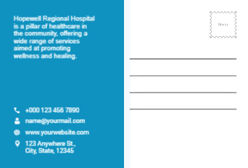 Health Care And Pharma Postcard Printing template preview 6