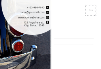 Automobile Postcard Printing template preview 18