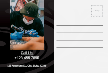 Illustrative Postcard Printing template preview 4