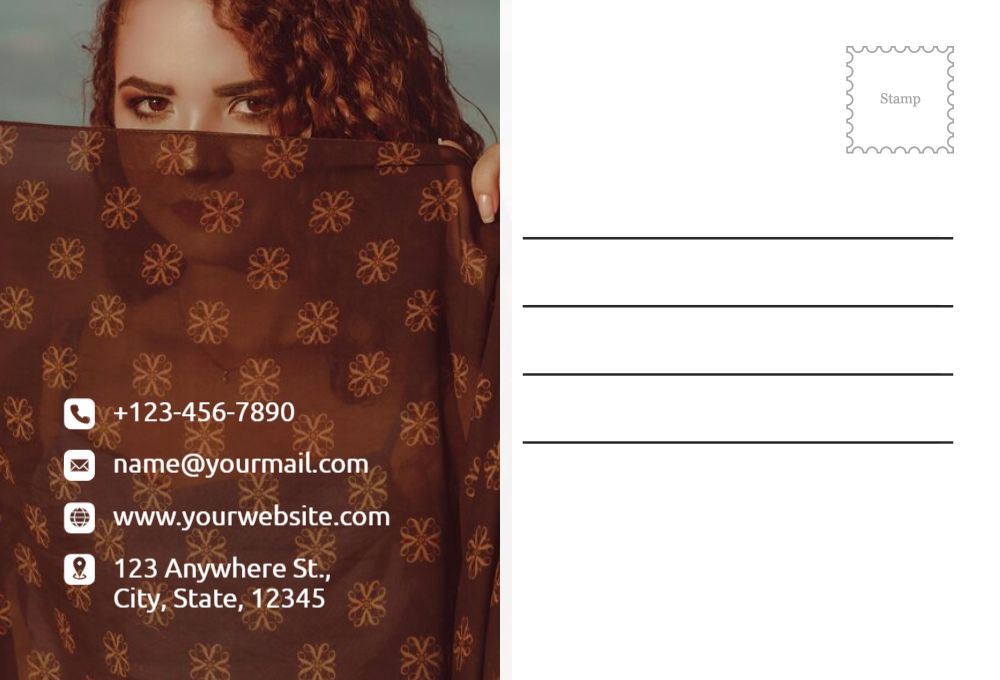 Fashion Postcard Printing template preview 35