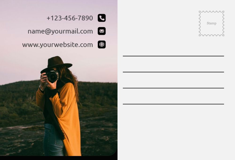 Illustrative Postcard Printing template preview 51