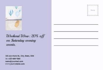Happy Birthday Postcard Printing template preview 6