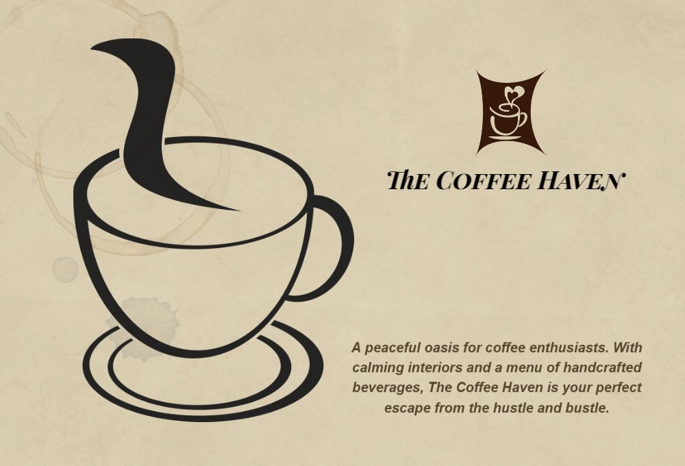 Coffee Bar Rush Postcards Printing template preview 36