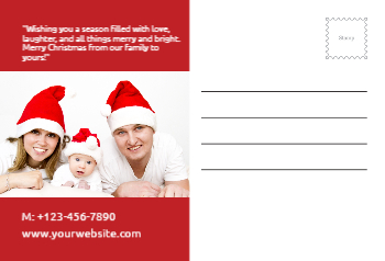 New Year Rush Postcards Printing template preview 4