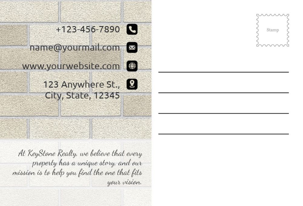 Real Estate Interior Design Postcard Printing template preview 33