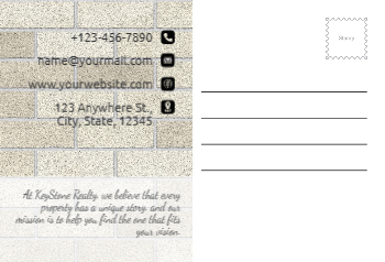 Real Estate Interior Design Postcard Printing template preview 4